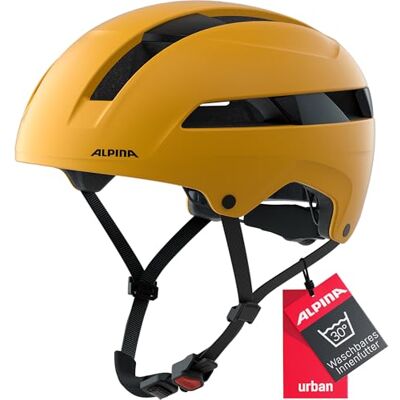 ALPINA Uniseks volwassenen, Soho fietshelm, geel mat, 55-59 cm ALPINA Uniseks volwassenen, Soho fietshelm, geel mat, 55-59 cm
