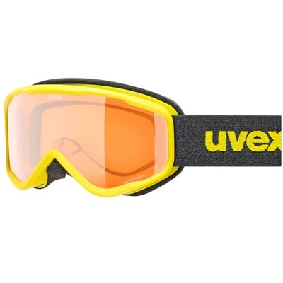 Uvex Speedy Nova Skibril voor kinderen, categorie 2, contrastverbetering, geel/lasergoud, één maat Uvex Speedy Nova Skibril voor kinderen, categorie 2, contrastverbetering, geel/lasergoud, één maat
