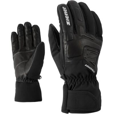 Ziener GLYXUS Skihandschoenen voor volwassenen, Alpinine, waterdicht, ademend, zwart, Eén maat Ziener GLYXUS Skihandschoenen voor volwassenen, Alpinine, waterdicht, ademend, zwart, Eén maat