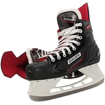 Bauer NSX Senior ijshockeyschaatsen, 7 maten, ideaal voor hobbyspelers, roestvrijstalen schaatsen, comfortabel lopen, eenvoudig aan te trekken Bauer NSX Senior ijshockeyschaatsen, 7 maten, ideaal voor hobbyspelers, roestvrijstalen schaatsen, comfortabel lopen, eenvoudig aan te trekken