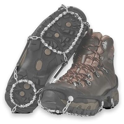 YakTrax Diamond Grip, antislip noppen voor schoenen met diamantvormige stalen punt, lopen op sneeuw en ijs, maat XL, 46+ YakTrax Diamond Grip, antislip noppen voor schoenen met diamantvormige stalen punt, lopen op sneeuw en ijs, maat XL, 46+