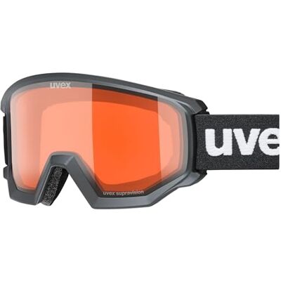 Uvex Athletic Lgl Skibril voor volwassenen, filter categorie 2, contrastverbetering, zwart, Dl, oranje/transparant, één maat Uvex Athletic Lgl Skibril voor volwassenen, filter categorie 2, contrastverbetering, zwart, Dl, oranje/transparant, één maat
