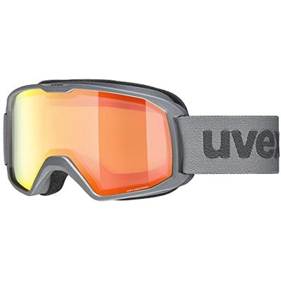 Uvex Unisex Volwassenen Elemnt FM Skibril Rhino mat oranje-oranje, Eén maat Uvex Unisex Volwassenen Elemnt FM Skibril Rhino mat oranje-oranje, Eén maat