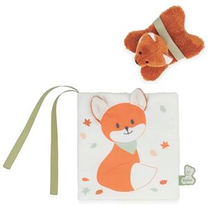 KALOO Denkboek Bosdieren + mini knuffel visueel ontdekkingsboek meerkleurig 14 cm vanaf de geboorte K224012 KALOO Denkboek Bosdieren + mini knuffel visueel ontdekkingsboek meerkleurig 14 cm vanaf de geboorte K224012