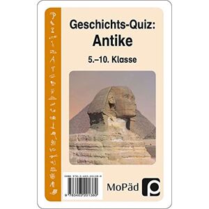 PERSEN VERLAG IN DER AAP LEHRERWELT Geschiedenis Quiz: Antike (kaartspel): (5. tot 10. Klasse) PERSEN VERLAG IN DER AAP LEHRERWELT Geschiedenis Quiz: Antike (kaartspel): (5. tot 10. Klasse)