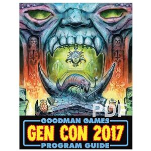 Goodman Games Goodman GC 2017 Program Guide Dinosaur Crawl Classics Gencon Bundle Goodman Games Goodman GC 2017 Program Guide Dinosaur Crawl Classics Gencon Bundle