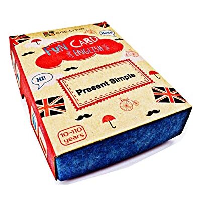 CREATIVO Fun Card English Present Simple (Grammar and Woordenschat Flashcards + Exciting Game) CREATIVO Fun Card English Present Simple (Grammar and Woordenschat Flashcards + Exciting Game)