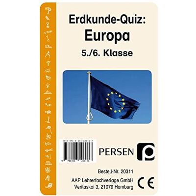PERSEN VERLAG IN DER AAP LEHRERWELT Oudkunde Quiz: Europa (kaartspel): (5e en 6. Klasse) PERSEN VERLAG IN DER AAP LEHRERWELT Oudkunde Quiz: Europa (kaartspel): (5e en 6. Klasse)