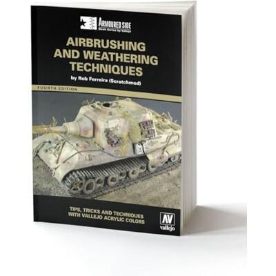 Vallejo 075002 Airbrush and Weathering Technics boek alleen in het Engels Vallejo 075002 Airbrush and Weathering Technics boek alleen in het Engels