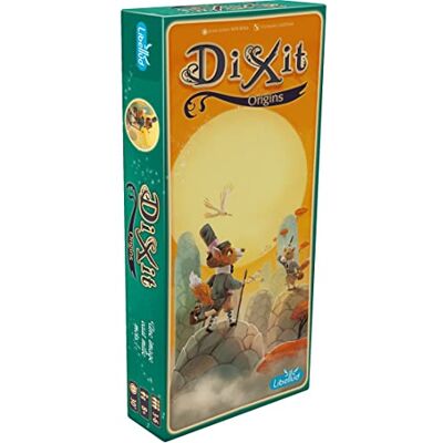 Asmodee Libellud Dixit Uitbreiding: Origins (editie 2022) Communicatiespel Leeftijd: 8+ 3-6 spelers Speeltijd: 30 min Asmodee Libellud Dixit Uitbreiding: Origins (editie 2022) Communicatiespel Leeftijd: 8+ 3-6 spelers Speeltijd: 30 min