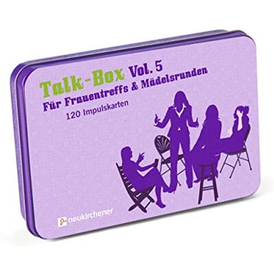 Neukirchener Verlag Talk-Box, voor frauentreffs & Mädelsrunden (spel): 120 kaarten Neukirchener Verlag Talk-Box, voor frauentreffs & Mädelsrunden (spel): 120 kaarten
