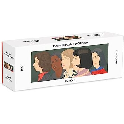 Galison MoMa Alex Katz Five Women Panoramic 1000 Puzzel Galison MoMa Alex Katz Five Women Panoramic 1000 Puzzel