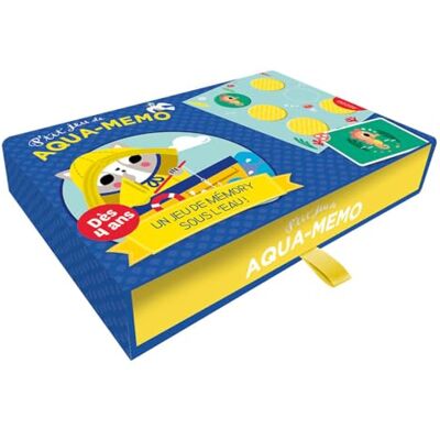 AUZOU P'TITS GAMES P'TIT AQUA-MEMO SPEL EEN GEMEMORY SPEL ONDER WATER! AUZOU P'TITS GAMES P'TIT AQUA-MEMO SPEL EEN GEMEMORY SPEL ONDER WATER!