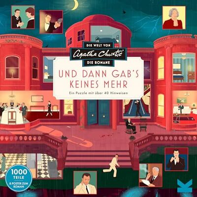 Laurence King De wereld van Agatha Christie: en dan is er geen meer: een 1000-stukjes puzzel Laurence King De wereld van Agatha Christie: en dan is er geen meer: een 1000-stukjes puzzel