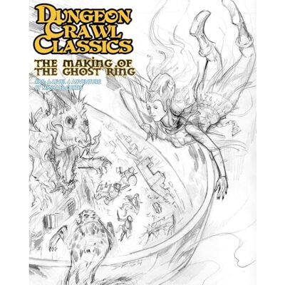 Goodman Games Dungeon Crawl Classics #85: The Making of the Ghost Ring Sketch Cover Goodman Games Dungeon Crawl Classics #85: The Making of the Ghost Ring Sketch Cover