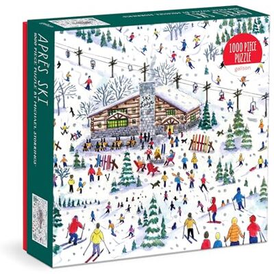 Galison Michael Storrings Apres Ski 1000 PC puzzel Galison Michael Storrings Apres Ski 1000 PC puzzel