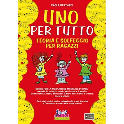 Curci Uno Per Tutto Teoria E Solfeggio Per Ragazzi – Music Education – boek + CD Curci Uno Per Tutto Teoria E Solfeggio Per Ragazzi – Music Education – boek + CD