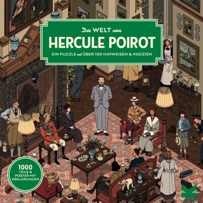 Laurence King De wereld van Hercules Poirot: een 1000-stukjes puzzel Laurence King De wereld van Hercules Poirot: een 1000-stukjes puzzel