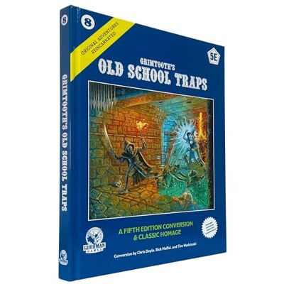 Goodman D&D 5E ORIGINAL ADV REINCARNED HC 8 GRIMTOOTHS TRAPS 150+ klassieke vallen klaar voor de 5E; gebonden boek met 150+ pagina's, 1+ spelers, vanaf 14 jaar Goodman D&D 5E ORIGINAL ADV REINCARNED HC 8 GRIMTOOTHS TRAPS 150+ klassieke vallen klaar voor de 5E; gebonden boek met 150+ pagina's, 1+ spelers, vanaf 14 jaar
