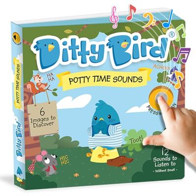 DITTY BIRD Boekjes voor peuters van 1 tot 3 jaar Zindelijkheidstijd luisterboek Speelgoed voor zindelijkheidstraining Interactieve boeken voor peuters van 1 jaar tot DITTY BIRD Boekjes voor peuters van 1 tot 3 jaar Zindelijkheidstijd luisterboek Speelgoed voor zindelijkheidstraining Interactieve boeken voor peuters van 1 jaar tot