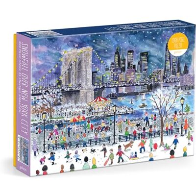 Galison Michael Storrings Snowfall Over New York City 1000 stukjes puzzel Galison Michael Storrings Snowfall Over New York City 1000 stukjes puzzel
