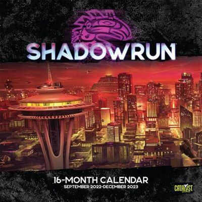 Catalyst Game Labs Shadowrun 16 maanden kalender spel kaarten kalender Engelse versie Catalyst Game Labs Shadowrun 16 maanden kalender spel kaarten kalender Engelse versie