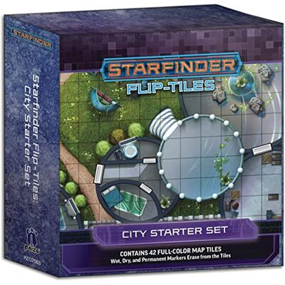 Paizo Starfinder Flip-Tiles: City Starter Set Paizo Starfinder Flip-Tiles: City Starter Set
