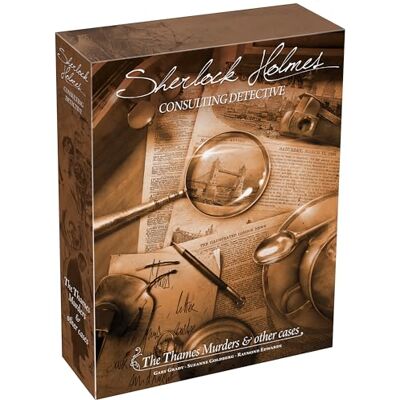 Asmodee Sherlock Holmes Thames Murders & Other Cases EN SPACE COWBOYS 1-8 SPELERS 12+ 60-120 MINUTEN Asmodee Sherlock Holmes Thames Murders & Other Cases EN SPACE COWBOYS 1-8 SPELERS 12+ 60-120 MINUTEN