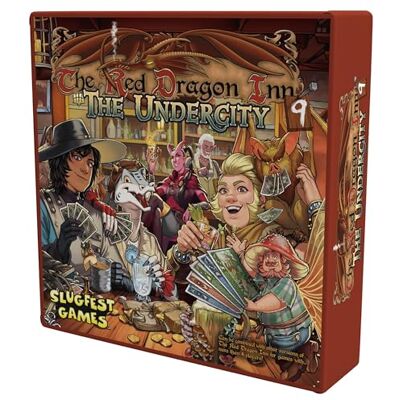 Slugfest Games Slugfest Game: The Red Dragon Inn 9: The Undercity Stand Alone of Combine, Strategie Bordspel, Verken de stad onder de stad, Leeftijd 13+, 2-4 Speler Slugfest Games Slugfest Game: The Red Dragon Inn 9: The Undercity Stand Alone of Combine, Strategie Bordspel, Verken de stad onder de stad, Leeftijd 13+, 2-4 Speler