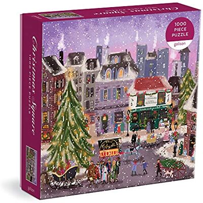 Galison Joy Laform Christmas Square 1000 stukjes puzzel in vierkante doos Galison Joy Laform Christmas Square 1000 stukjes puzzel in vierkante doos