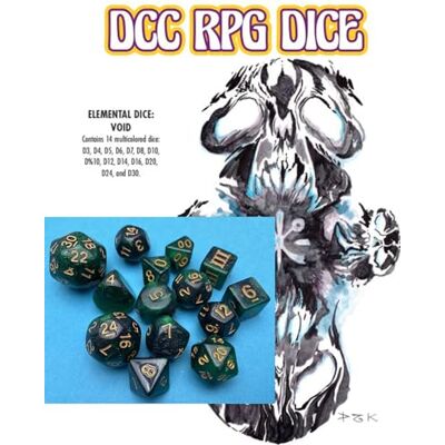 Goodman Games DCC RPG Dice Elemental Dice Void Goodman Games DCC RPG Dice Elemental Dice Void
