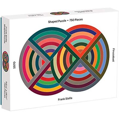 Galison MoMA Frank Stella: 750 stukjes Gevormde puzzel Galison MoMA Frank Stella: 750 stukjes Gevormde puzzel