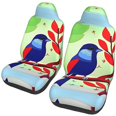 AthuAh Red Leaf Bird Dua Sarung JOK Mobil,*, Sarung JOK Mobil Depan, Cocok Untuk Sebagian Besar Mobil, SUV, Truk, Van, Dll. AthuAh Red Leaf Bird Dua Sarung JOK Mobil,*, Sarung JOK Mobil Depan, Cocok Untuk Sebagian Besar Mobil, SUV, Truk, Van, Dll.