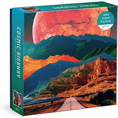 Galison Cosmic Highway 1000 stukjes puzzel in een vierkante doos Galison Cosmic Highway 1000 stukjes puzzel in een vierkante doos