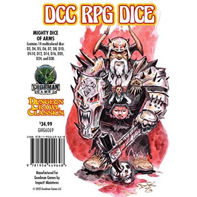 Goodman Games DCC Dice Mighty Dice of Arms Goodman Games DCC Dice Mighty Dice of Arms