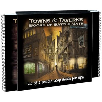 Loke Towns & Taverns Books of Battle Mats Loke Towns & Taverns Books of Battle Mats