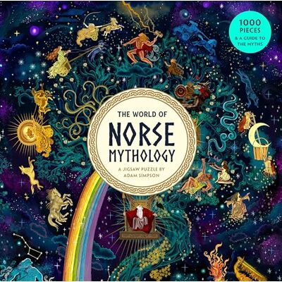Laurence King The World of Norse Mythology A 1000-delige jigsaw puzzel/Engels Laurence King The World of Norse Mythology A 1000-delige jigsaw puzzel/Engels