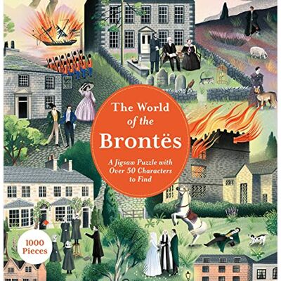 Laurence King The World of the BrontEs A 1000-delige Jigsaw puzzel/Engels Laurence King The World of the BrontEs A 1000-delige Jigsaw puzzel/Engels
