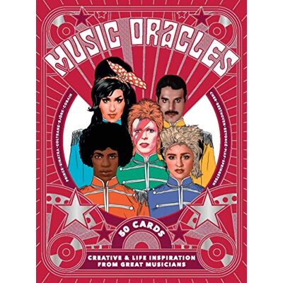Laurence King Music Oracles 50 Cards /Engels: Creative and Life Inspiration from 50 Musical Icons Laurence King Music Oracles 50 Cards /Engels: Creative and Life Inspiration from 50 Musical Icons