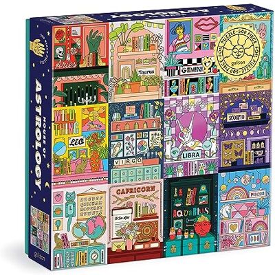 Galison House of Astrology puzzel 500 stukjes folie Galison House of Astrology puzzel 500 stukjes folie