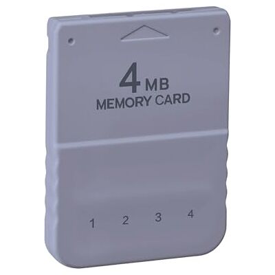 Mcbazel Carte mémoire 4 Mo pour PS1 et PS One, 60 blocs mémoire pour PS ONE, capacité de stockage pour PlayStation 1, carte mémoire de jeu haute vitesse compatible avec PS2 (jeux PS1 uniquement) Mcbazel Carte mémoire 4 Mo pour PS1 et PS One, 60 blocs mémoire pour PS ONE, capacité de stockage pour PlayStation 1, carte mémoire de jeu haute vitesse compatible avec PS2 (jeux PS1 uniquement)