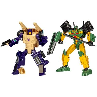 Transformers Legacy United Doom 'n Destruction Collection, Bludgeon & Rukus, Mayhem Attack Squad 8+ converteerfiguren, 2 stuks (exclusief Amazon) Transformers Legacy United Doom 'n Destruction Collection, Bludgeon & Rukus, Mayhem Attack Squad 8+ converteerfiguren, 2 stuks (exclusief Amazon)