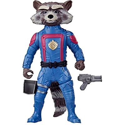 Marvel Studios Guardians of the Galaxy Vol. 3, 's Rock actiefiguur, superheldenspeelgoed voor kinderen, vanaf 4 jaar Marvel Studios Guardians of the Galaxy Vol. 3, 's Rock actiefiguur, superheldenspeelgoed voor kinderen, vanaf 4 jaar