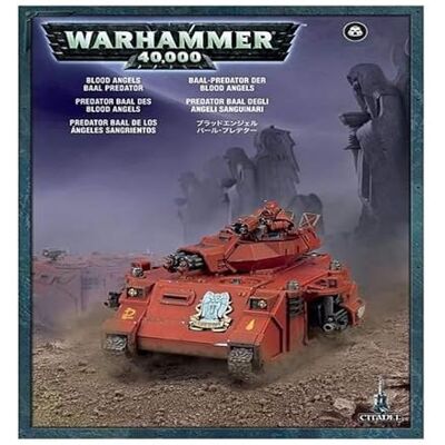 Games Workshop Blood Angels Baal Predator Space Marines Warhammer 40k Games Workshop Blood Angels Baal Predator Space Marines Warhammer 40k