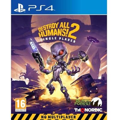 THQ NORDIC Destroy All Humans! 2 Reprobed: Single Player PlayStation 4 THQ NORDIC Destroy All Humans! 2 Reprobed: Single Player PlayStation 4