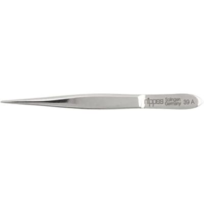 nippes Solingen Pincet met smalle punt, vernikkeld verenstaal, 8 cm, pincet voor het verwijderen van wenkbrauwen nippes Solingen Pincet met smalle punt, vernikkeld verenstaal, 8 cm, pincet voor het verwijderen van wenkbrauwen