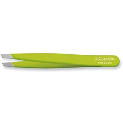3 Claveles 12275 pincet, strak, roestvrij staal, 9 cm, groen 3 Claveles 12275 pincet, strak, roestvrij staal, 9 cm, groen