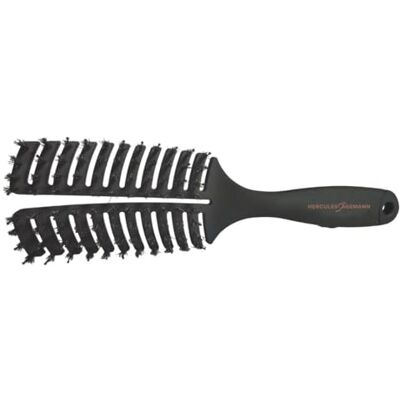Hercules Brush Vent Brush, gebogen, met zwarte borstelharen Hercules Brush Vent Brush, gebogen, met zwarte borstelharen
