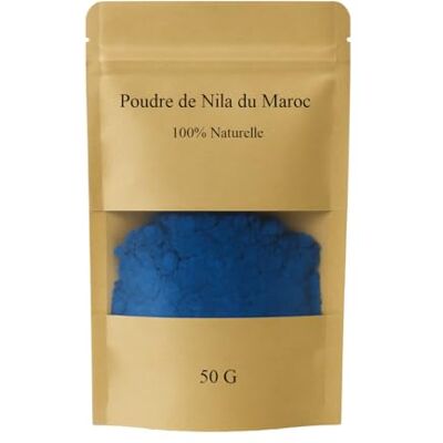VITALIA Nila Bleu 50 g – natuurlijk poeder voor gezicht en lichaam verzorging tegen vlekken donkere zones herstellende haarverzorging authentieke Marokkaanse schoonheid VITALIA Nila Bleu 50 g – natuurlijk poeder voor gezicht en lichaam verzorging tegen vlekken donkere zones herstellende haarverzorging authentieke Marokkaanse schoonheid