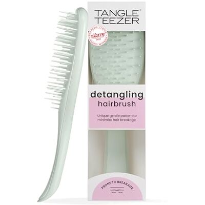 Tangle Teezer Ultimate Detangler extra zacht, haarborstel voor droog en nat haar, afstandhouders voor effectief zacht ontwarren, minder haaruitval en breuk, eucalyptus Tangle Teezer Ultimate Detangler extra zacht, haarborstel voor droog en nat haar, afstandhouders voor effectief zacht ontwarren, minder haaruitval en breuk, eucalyptus